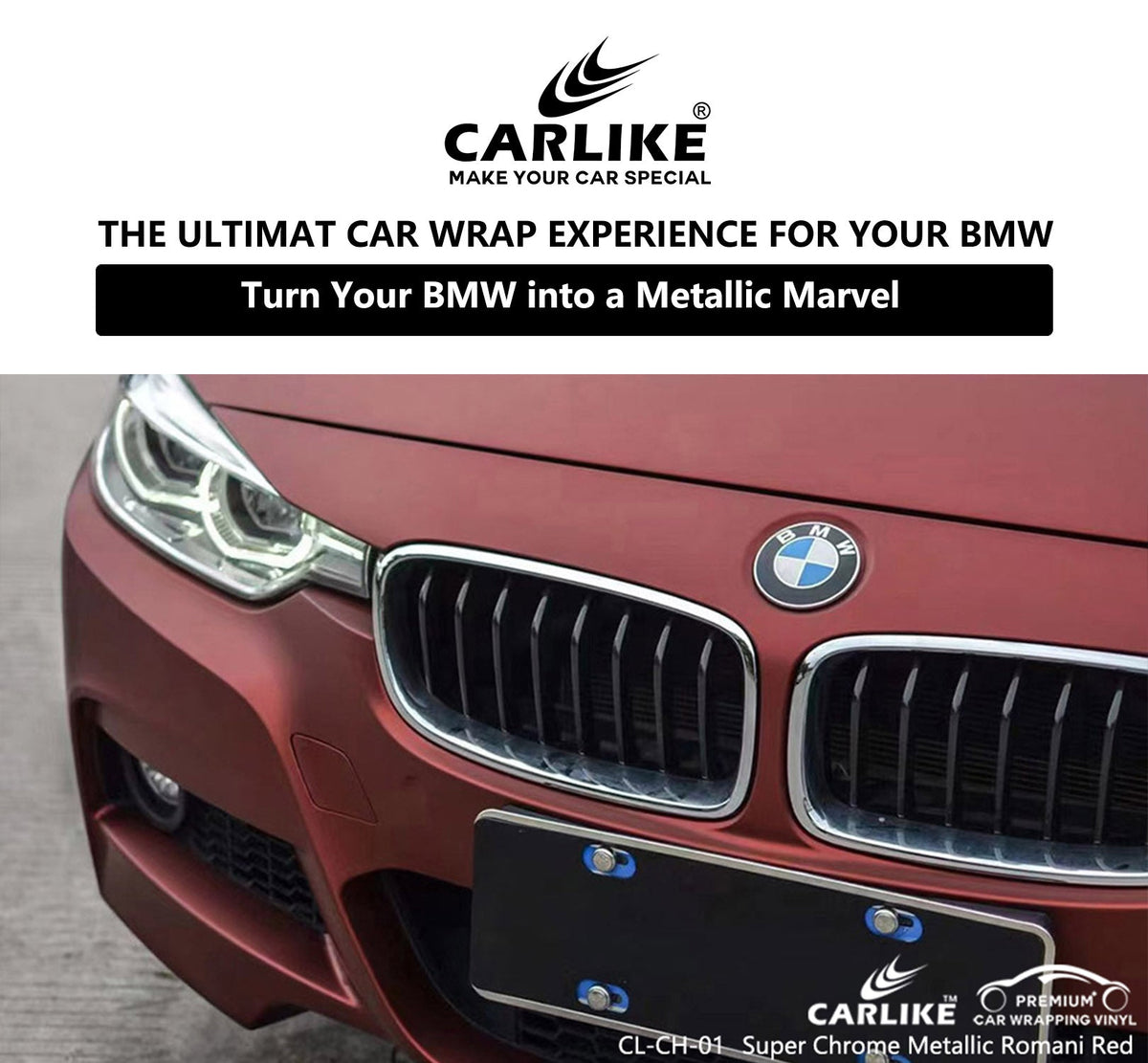 Turn Your BMW into a Metallic Marvel: The Ultimate Car Wrap Experience –  CARLIKE WRAP