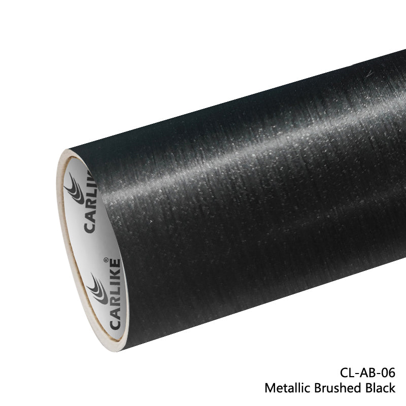 CARLIKE CL-AB-06 Aluminium métallisé brossé noir vinyle