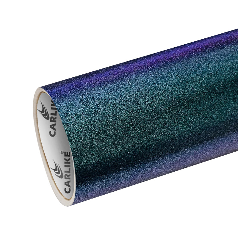 CARLIKE CL-CE-05 Camaleón Electro Metálico Mate Cristal Azul Rojo Vinilo