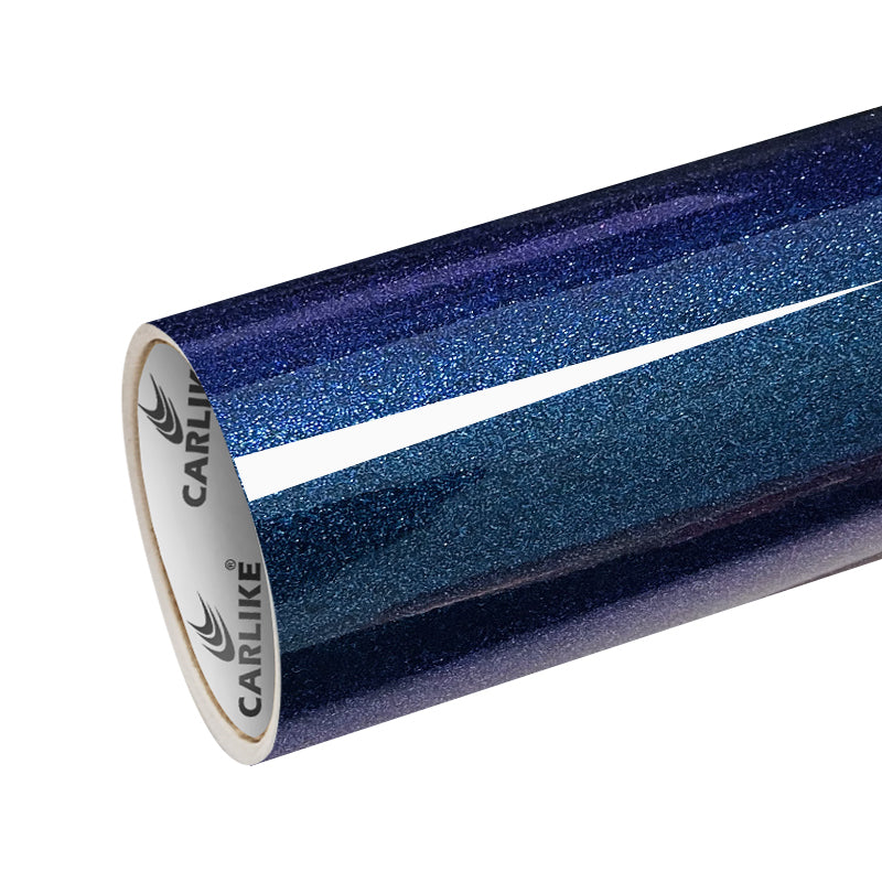 Chameleon Electro Metallic Gloss Blue Red Vinyl Film for Car