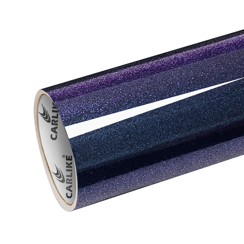 CARLIKE CL-CE-17 Camaleón Electro Metálico Brillo Azul Oscuro Rojo Vinilo