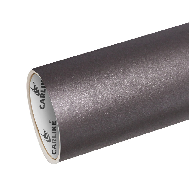 Electro Metallic Satin Carbon Grey Vinyl Wrapping Car
