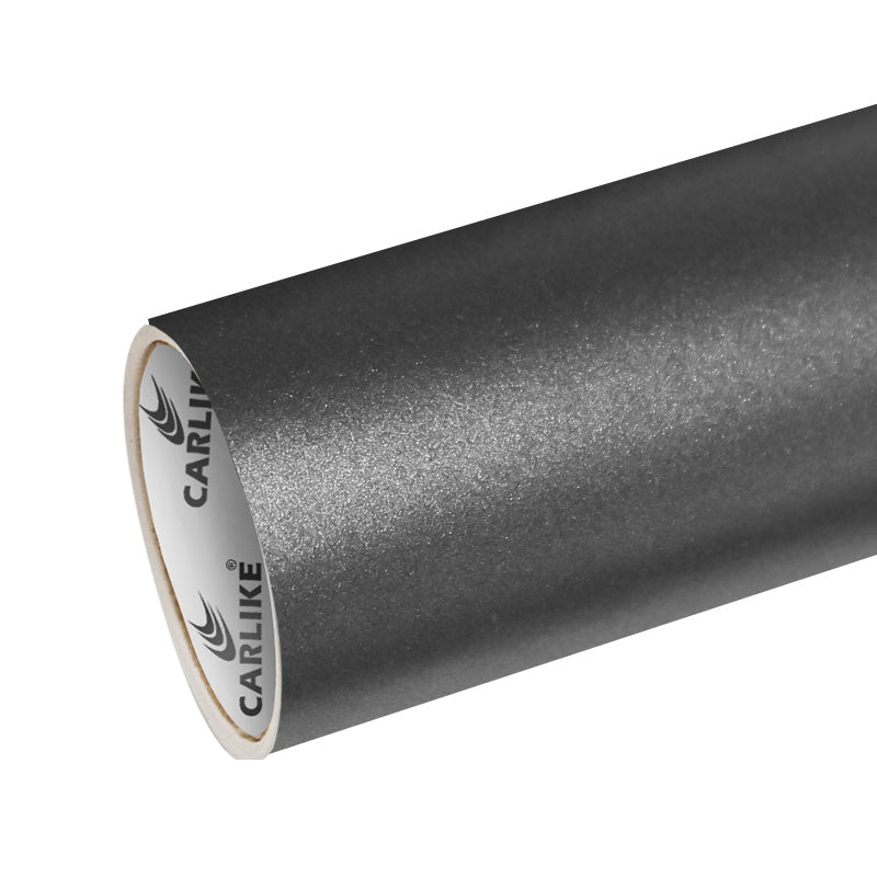 CARLIKE CL-ES-08 Vinyle gris acier satiné électro métallisé