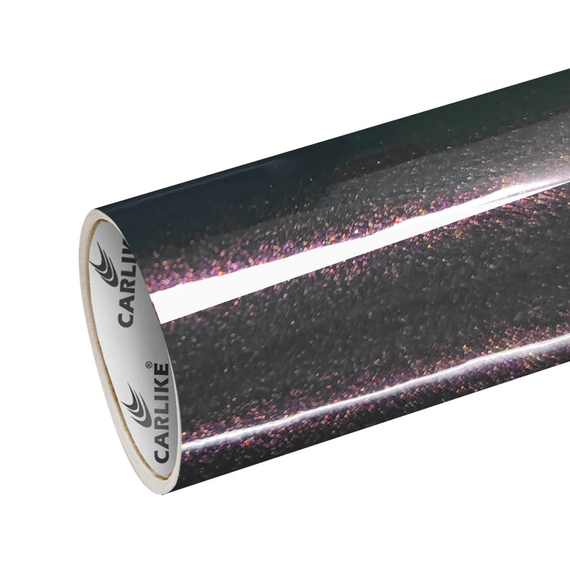 CARLIKE CL-MD-01 Chameleon Diamond Magic Gloss Rouge Gris Vinyle