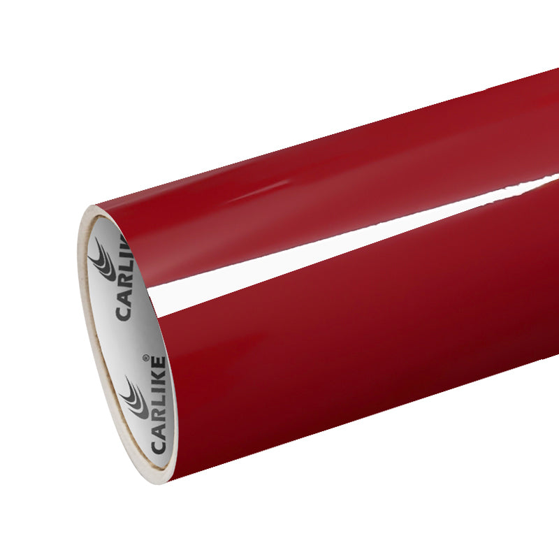 Super Gloss Crystal Porsche Rouge Red Vinyl PET Liner