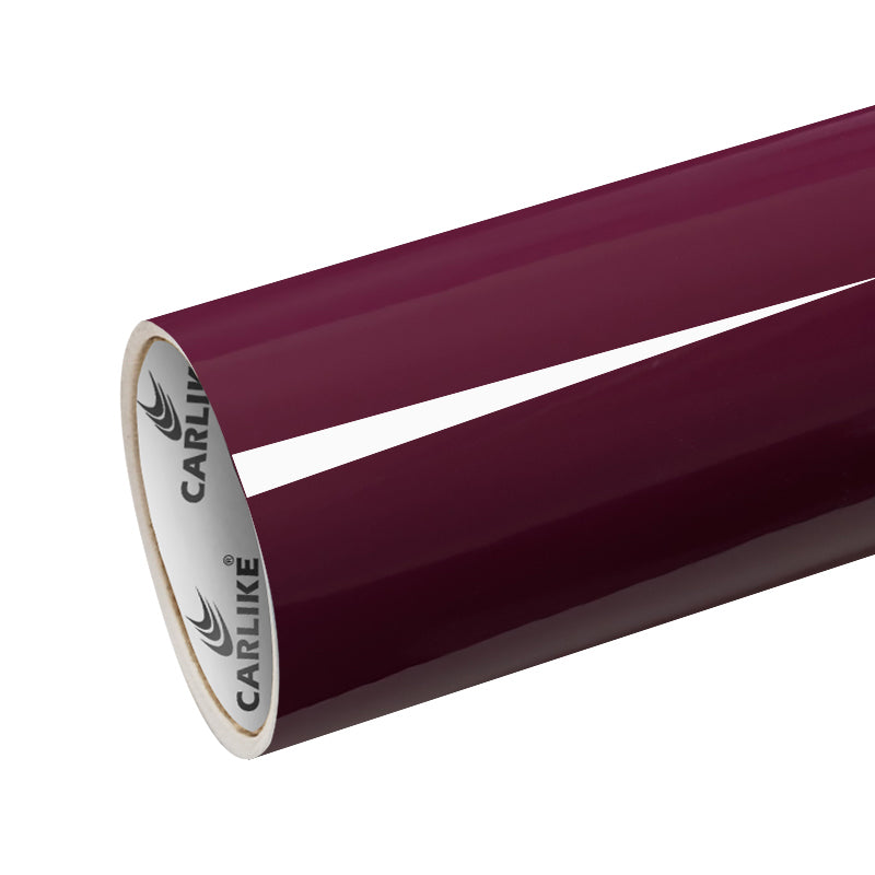 CARLIKE CL-SJ-18P Doublure en vinyle PET rouge super brillant Crystal Gem