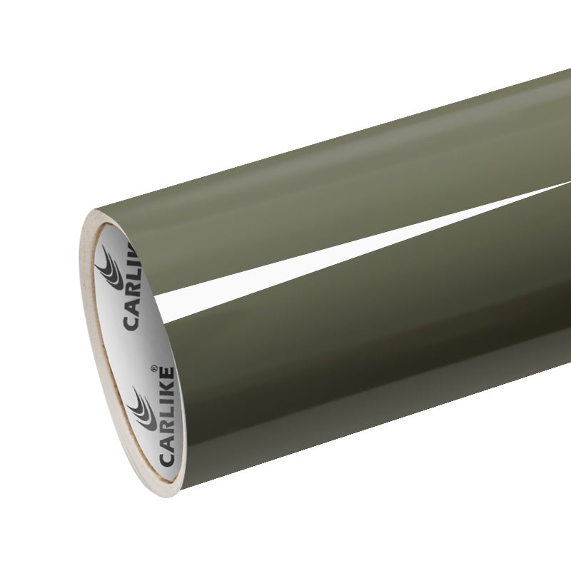 Super Gloss Crystal Armor Green Vinyl PET Liner Auto Wrap