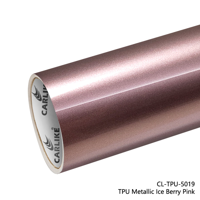 CARLIKE CL-TPU-5019 TPU Métallisé Ice Berry Rose Vinyle Réparation Thermique