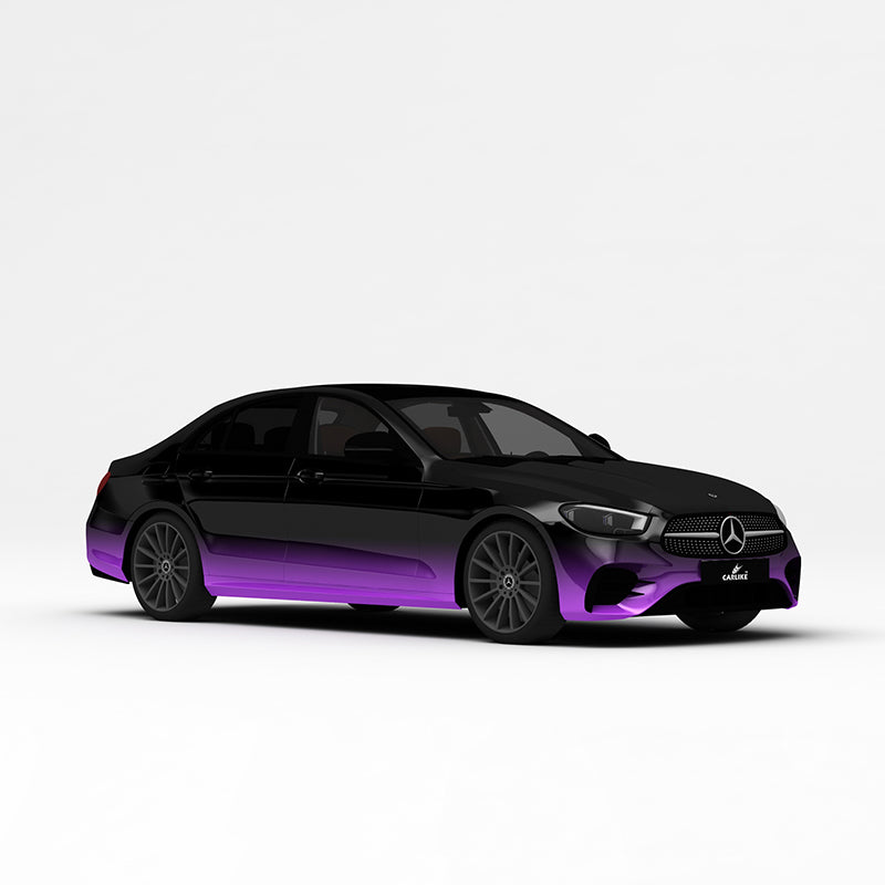 CARLIKE CL-JB048 Black-Purple High-precision Printing Customized Car Vinyl Wrap