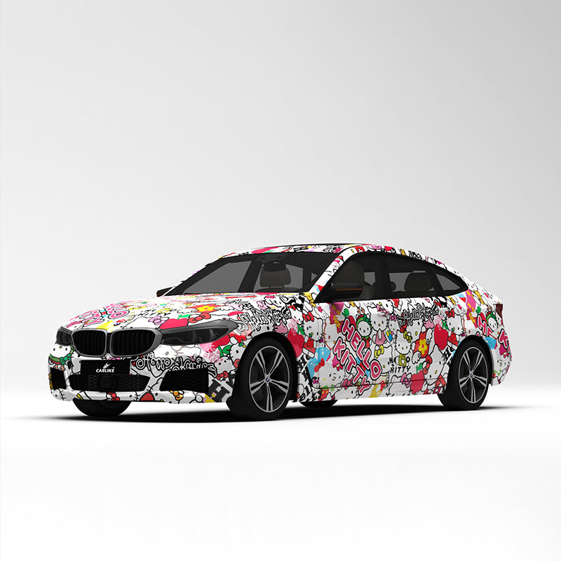 Customized Auto Car Film Supplier - Pattern Hello Kitty – CARLIKE WRAP