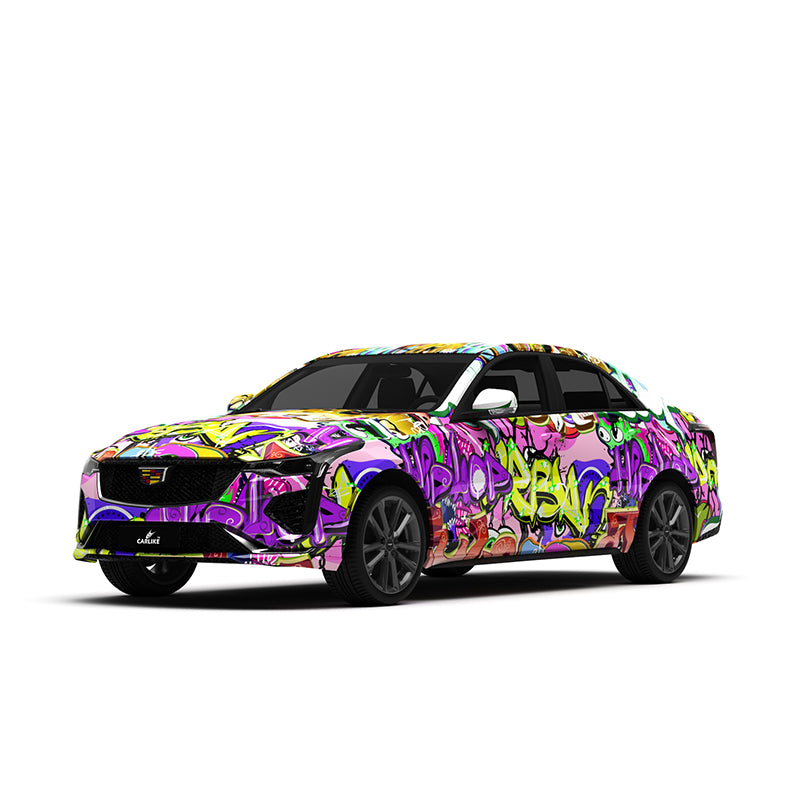 CARLIKE CL-TY005 Lettre Peinture Impression de Haute Précision Personnalisée Emballage En Vinyle De Voiture