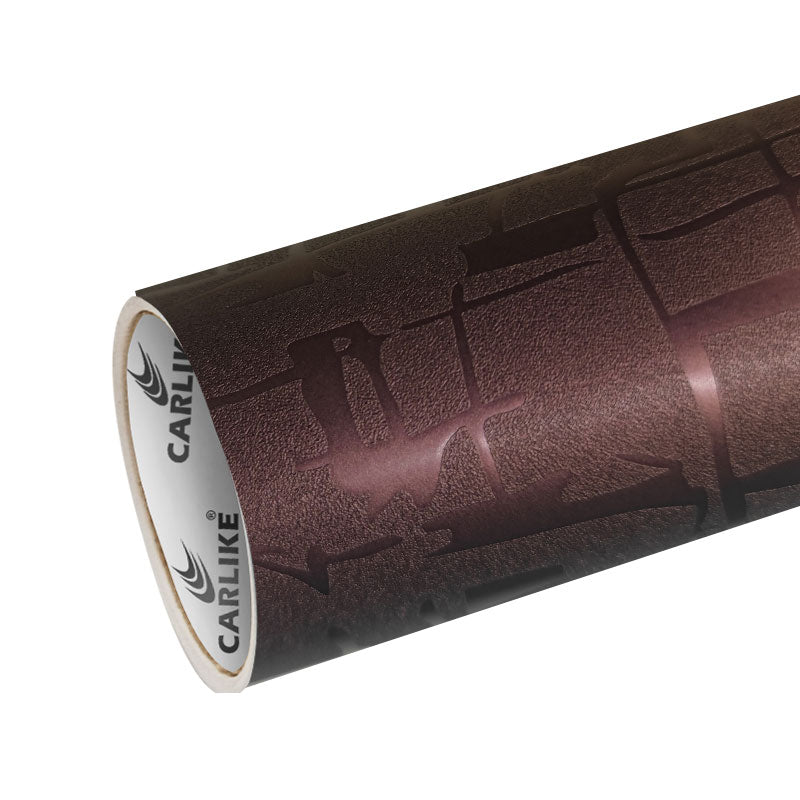 CARLIKE CL - 3D234 - 12 Chameleon Maya Black Red Vinyl - CARLIKE WRAP