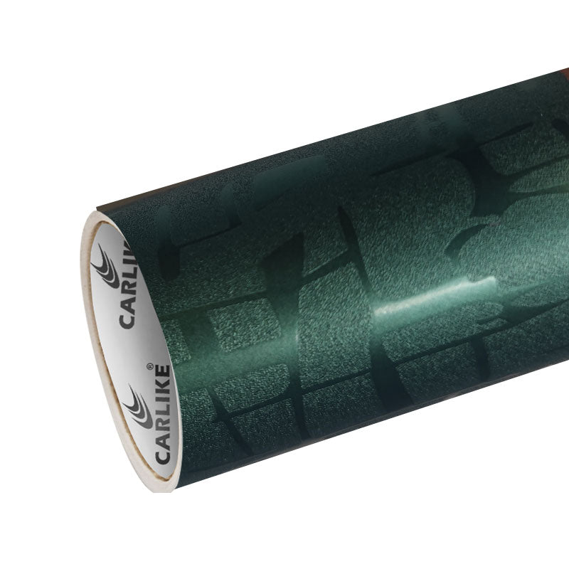 CARLIKE CL - 3D234 - 54 Chameleon Maya Black Green Vinyl - CARLIKE WRAP