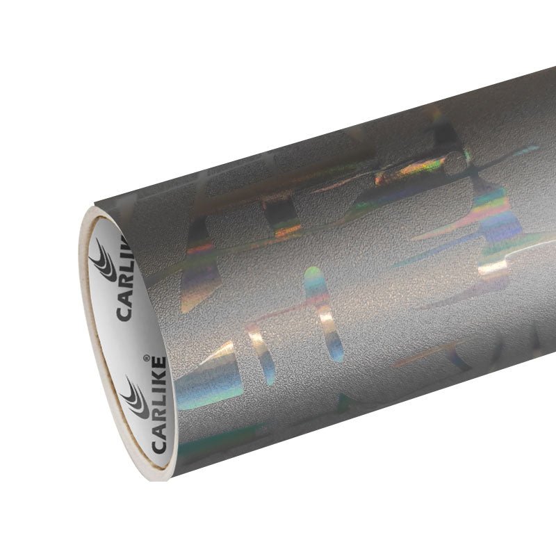 CARLIKE CL - 3D234 - LS01 Chrome Maya Laser Silver Vinyl - CARLIKE WRAP
