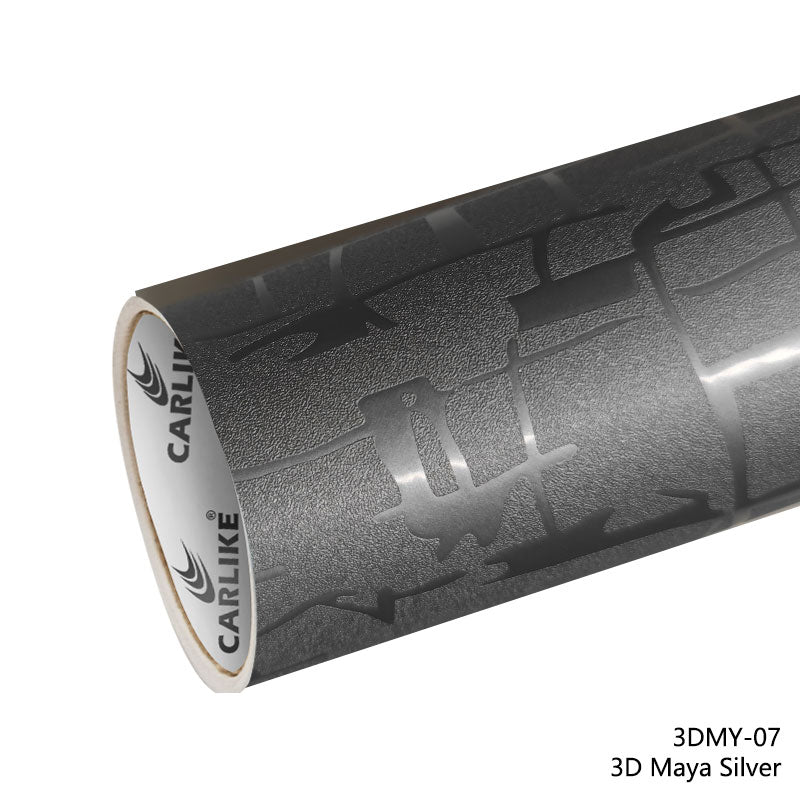 CARLIKE CL - 3DMY - 07 3D Maya Silver Vinyl - CARLIKE WRAP