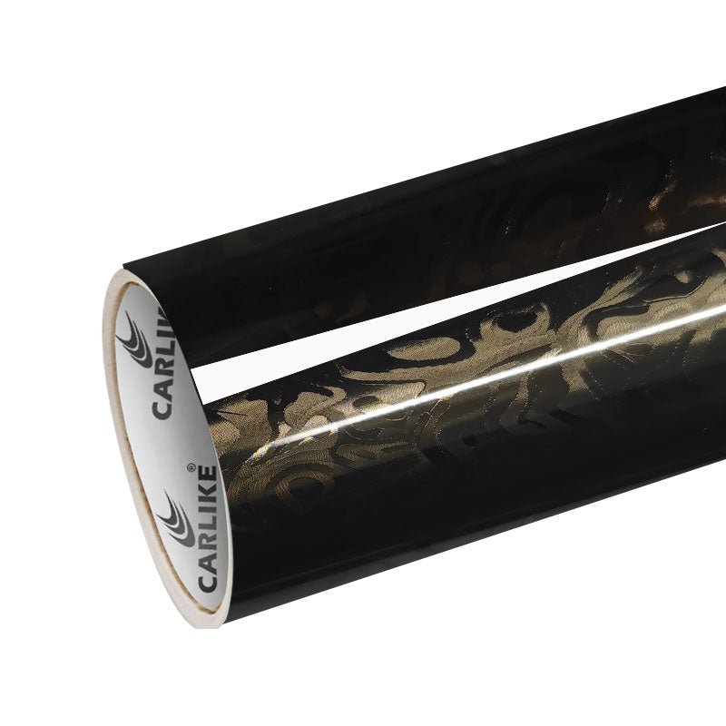 CARLIKE CL - HD3DU - 03P HD Chrome Universe Carbon Fiber Gloss Tungsten Steel Vinyl PET Liner - CARLIKE WRAP