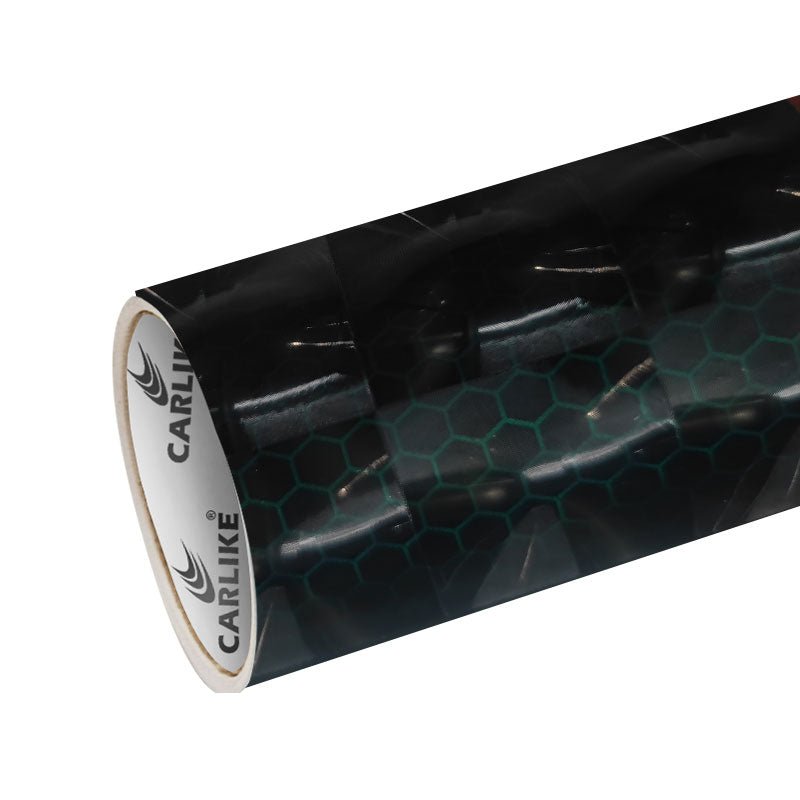 CARLIKE CL - HH - 59 Cat Eyes Mecha Black Dark Green Vinyl - CARLIKE WRAP