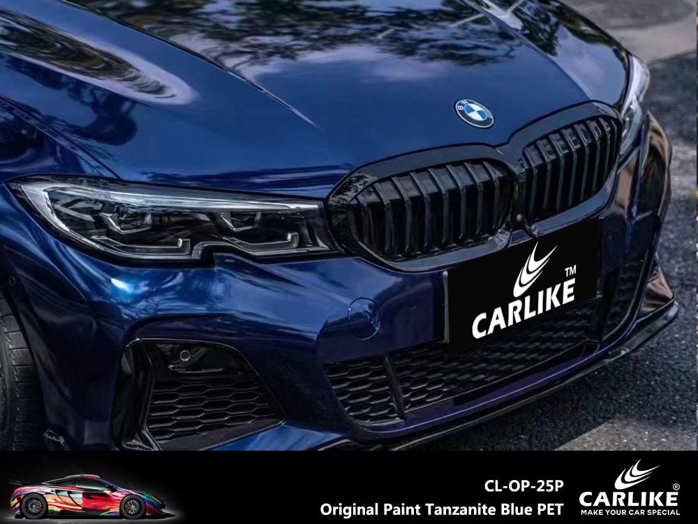 CARLIKE CL - OP - 25 Original Paint Tanzanite Blue Vinyl - CARLIKE WRAP