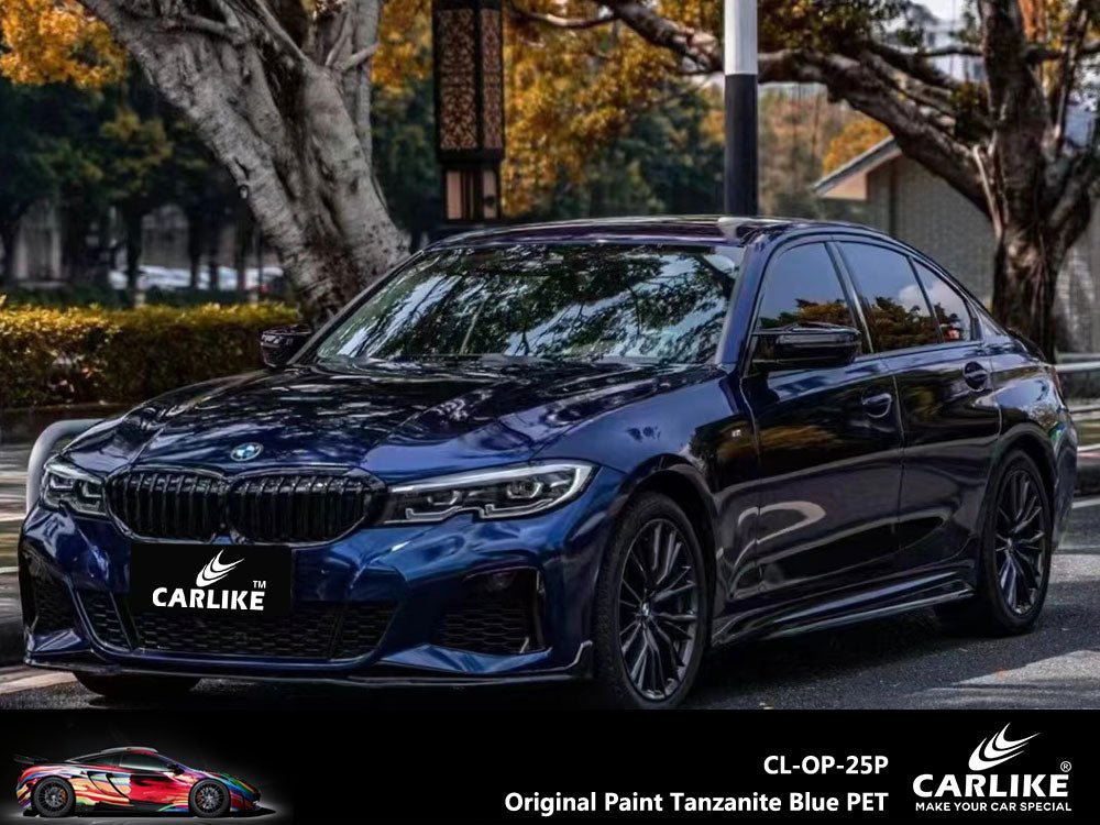 CARLIKE CL - OP - 25 Original Paint Tanzanite Blue Vinyl - CARLIKE WRAP