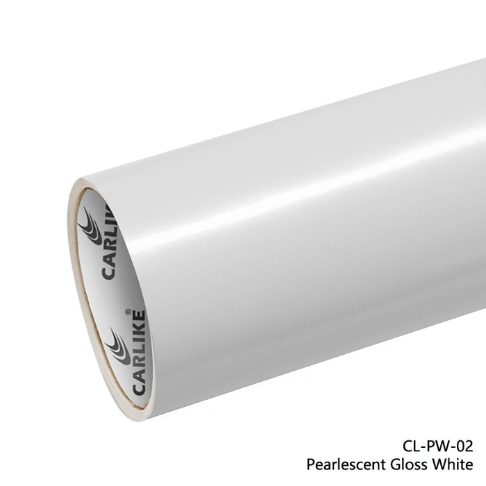CARLIKE CL - PW - 02 Pearlescent Gloss White Vinyl - CARLIKE WRAP