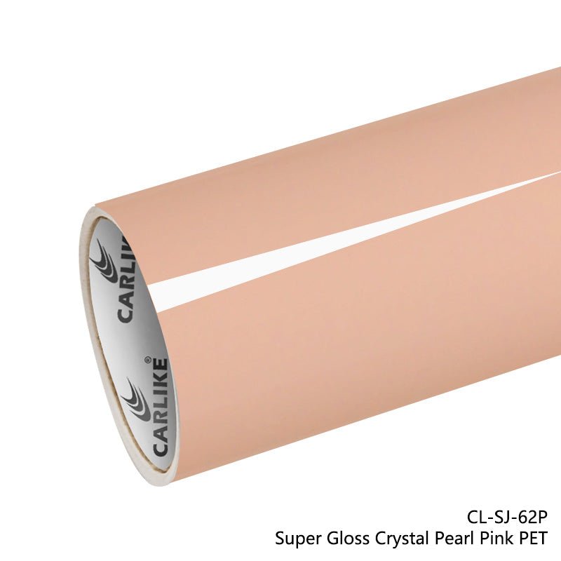 CARLIKE CL - SJ - 62P Super Gloss Crystal Pearl Pink Vinyl PET Liner - CARLIKE WRAP