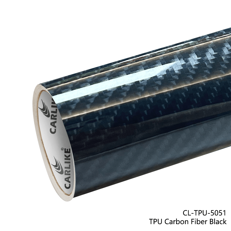 CARLIKE CL - TPU - 5051 TPU Carbon Fiber Black Vinyl Heat Repair - CARLIKE WRAP