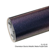 CARLIKE CL-CE-01 Chameleon Electro Metallic Matte Purple Gold Vinyl