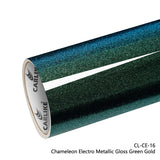 CARLIKE CL-CE-16 Chameleon Electro Metallic Gloss Green Gold Vinyl