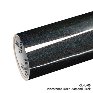 CARLIKE CL-IL-05 Iridescence Laser Diamond Black Vinyl