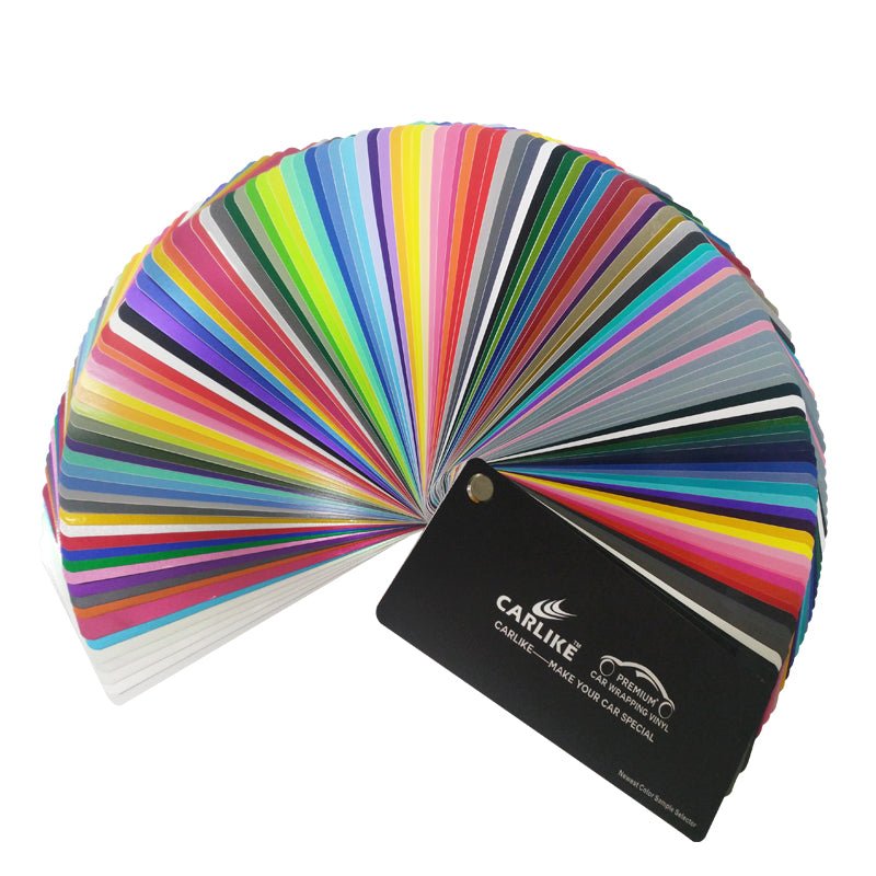 CARLIKE Car Wrap Vinyl 3000P & 3000 Series Colores Sample Swatch - CARLIKE WRAP