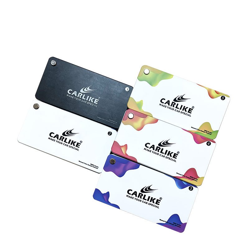 CARLIKE Car Wrap Vinyl 3000P & 3000 Series Colores Sample Swatch - CARLIKE WRAP