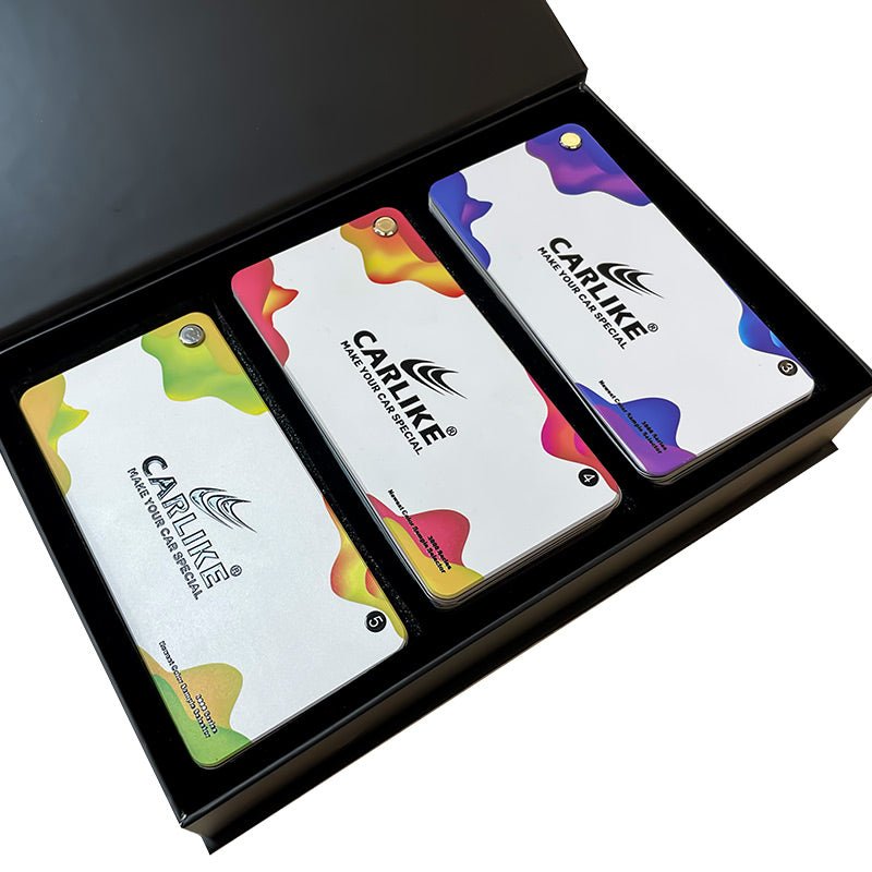 CARLIKE Car Wrap Vinyl 3000P & 3000 Series Colores Sample Swatch - CARLIKE WRAP