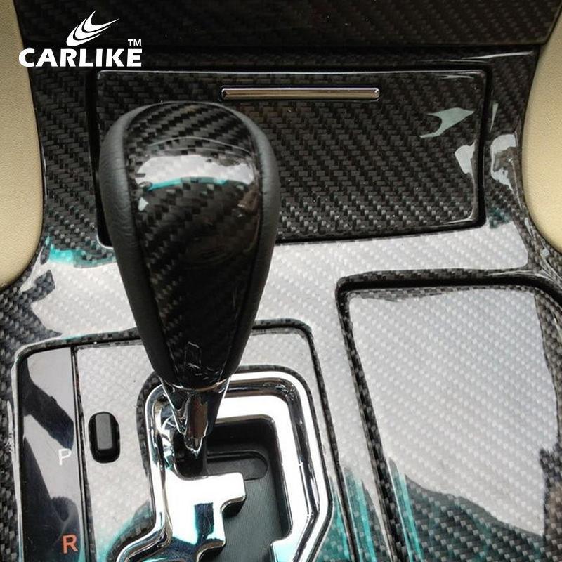 CARLIKE CL-6DCF-01 6D Carbon Fiber Black Super Gloss Vinyl - CARLIKE WRAP