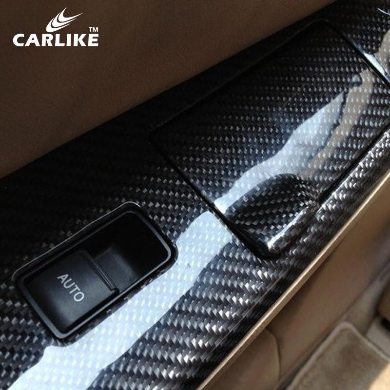 CARLIKE CL-6DCF-01 6D Carbon Fiber Black Super Gloss Vinyl - CARLIKE WRAP