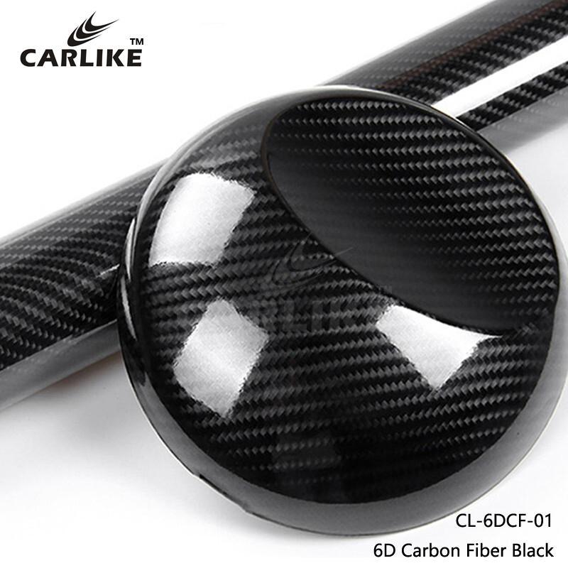 6d Carbon Film, 30 X 300cm Carbon Fiber Waterproof Car Vinyl Adhesive  Sticker For Computer, Smartphone Case, Motorcycle, Vehicle (black)