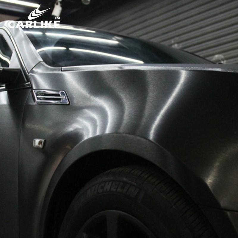 CARLIKE CL-AB-06 Aluminum Brushed Black Vinyl - CARLIKE WRAP