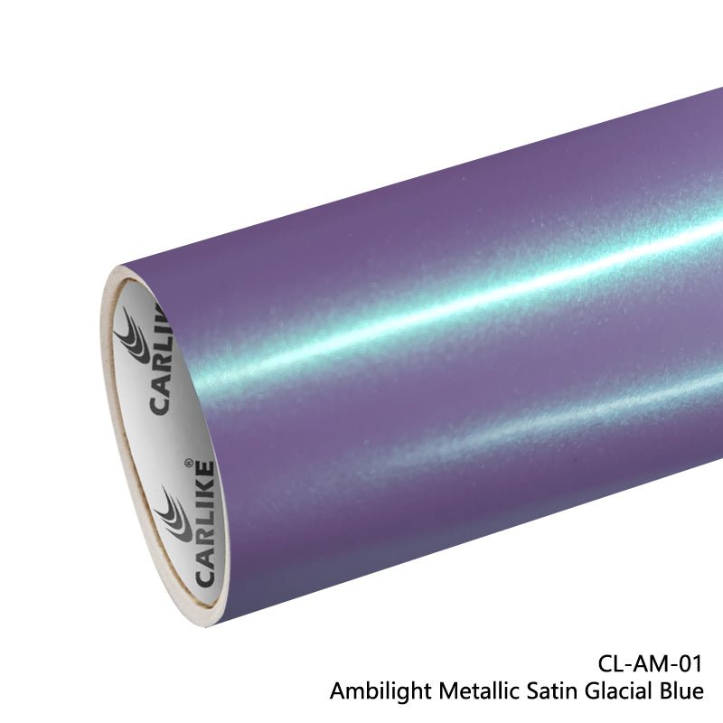 CARLIKE CL-AM-01 Ambilight Metallic Satin Glacial Blue Vinyl - CARLIKE WRAP