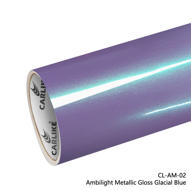 CARLIKE CL-AM-02 Ambilight Metallic Gloss Glacial Blue Vinyl - CARLIKE WRAP
