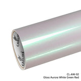 CARLIKE CL-AW-02 Gloss Aurora White Green Red Vinyl - CARLIKE WRAP
