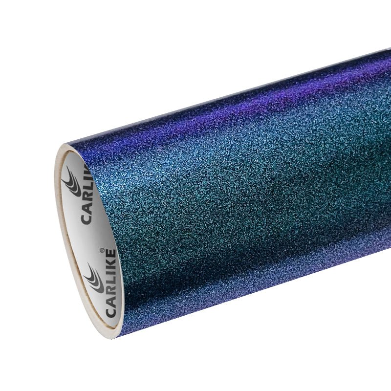 CARLIKE CL-CE-02 Chameleon Electro Metallic Matte Blue Purple Vinyl - CARLIKE WRAP