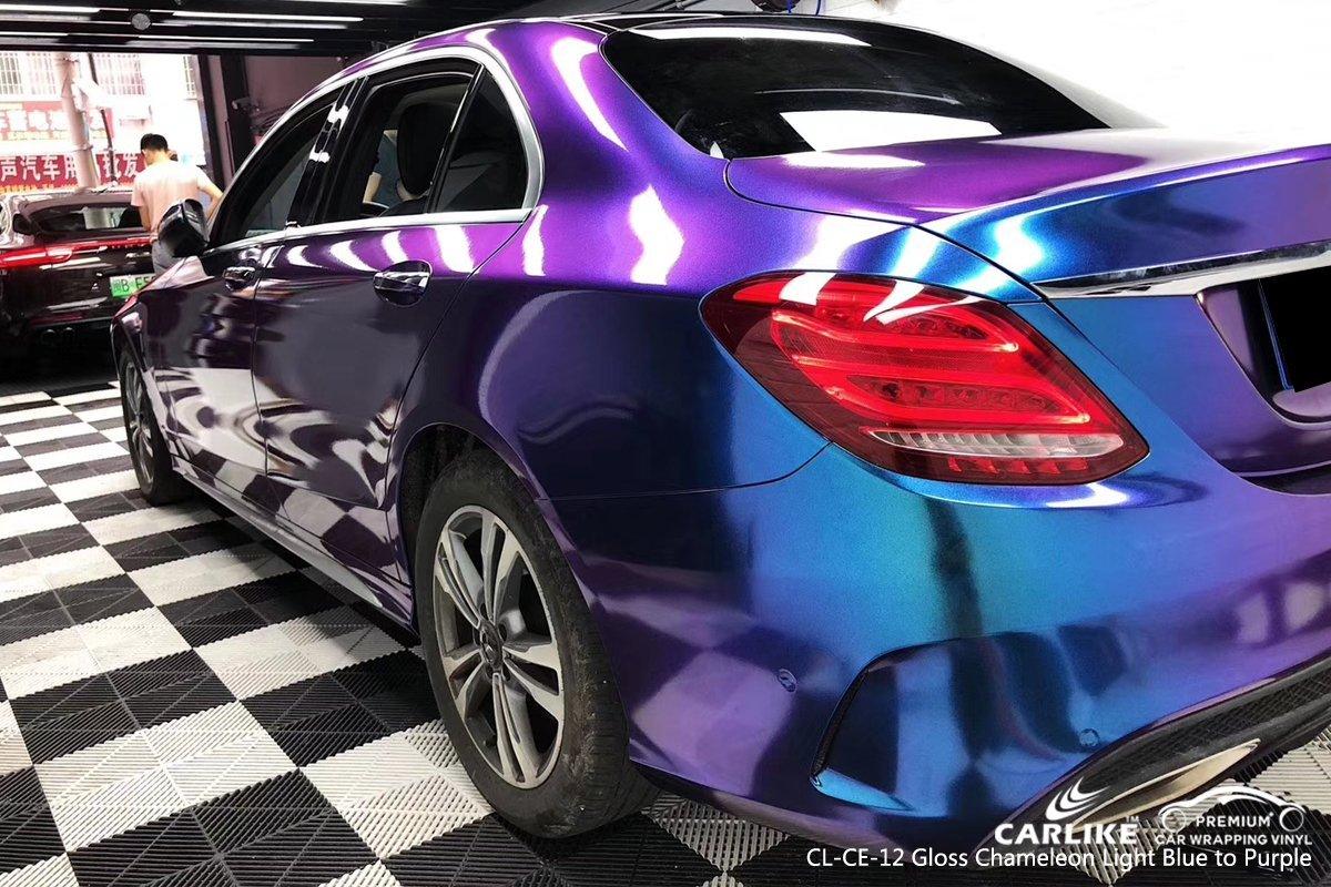 Chrome Rainbow Blue Purple Vinyl for Car Body Wrap – CARLIKE WRAP