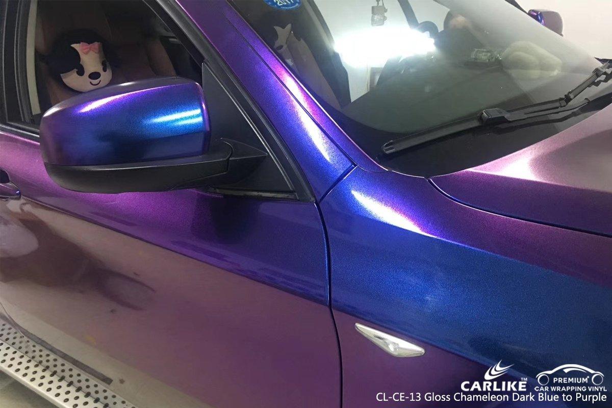 Chrome Rainbow Blue Purple Vinyl for Car Body Wrap – CARLIKE WRAP