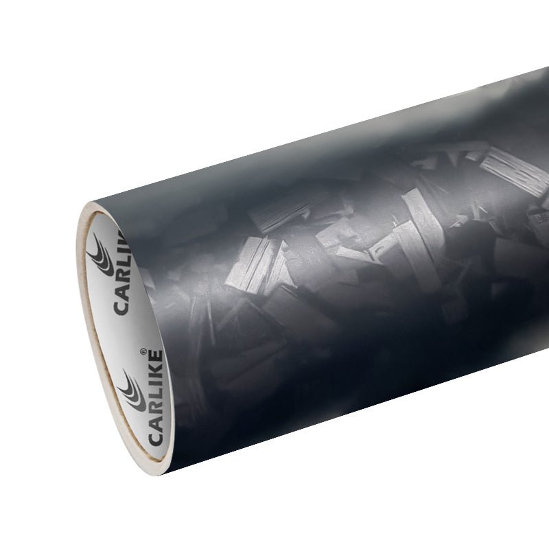 CARLIKE CL-CFF-12P Forged Carbon Fiber Matte Black Vinyl (PET Air Release Paper) - CARLIKE WRAP