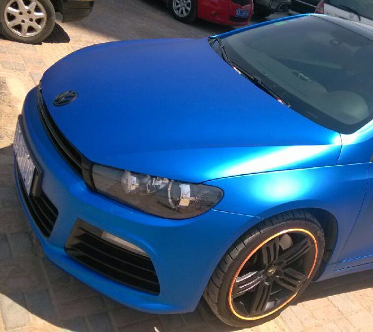 CARLIKE CL-CM-01 Chrome Matte Blue Vinyl - CARLIKE WRAP
