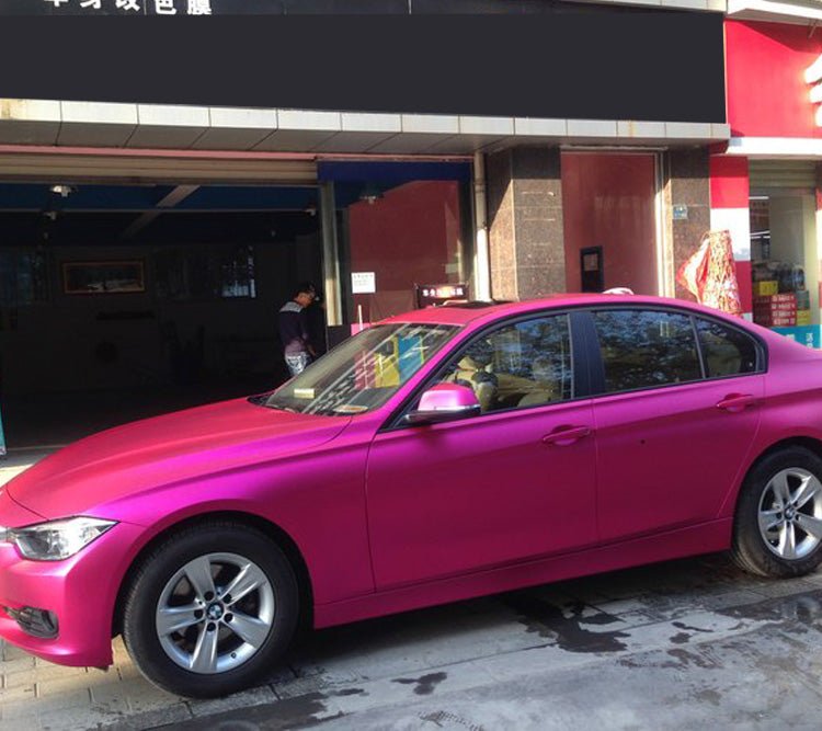 CARLIKE CL-CM-03 Chrome Matte Rose Red Vinyl - CARLIKE WRAP