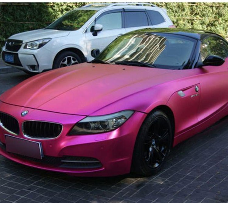 CARLIKE CL-CM-03 Chrome Matte Rose Red Vinyl - CARLIKE WRAP