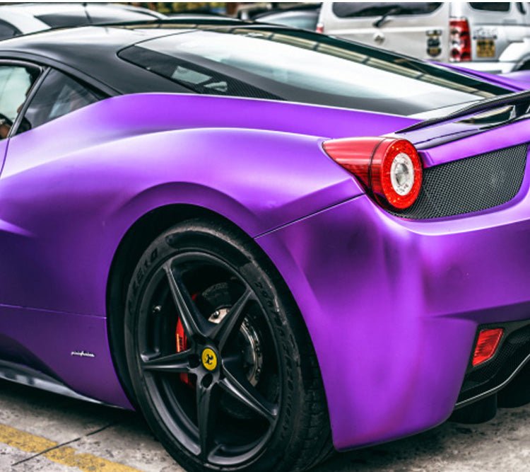 CARLIKE CL-CM-11 Chrome Matte Purple Vinyl - CARLIKE WRAP