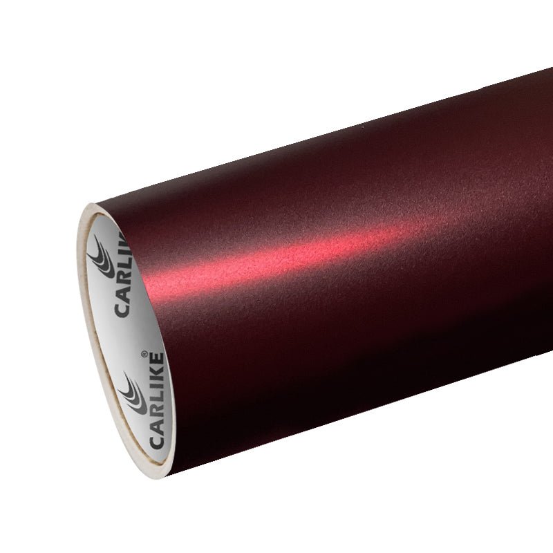 CARLIKE CL-CO-01P Super Chrome Oxide Romani Red Vinyl (PET Release Paper) - CARLIKE WRAP