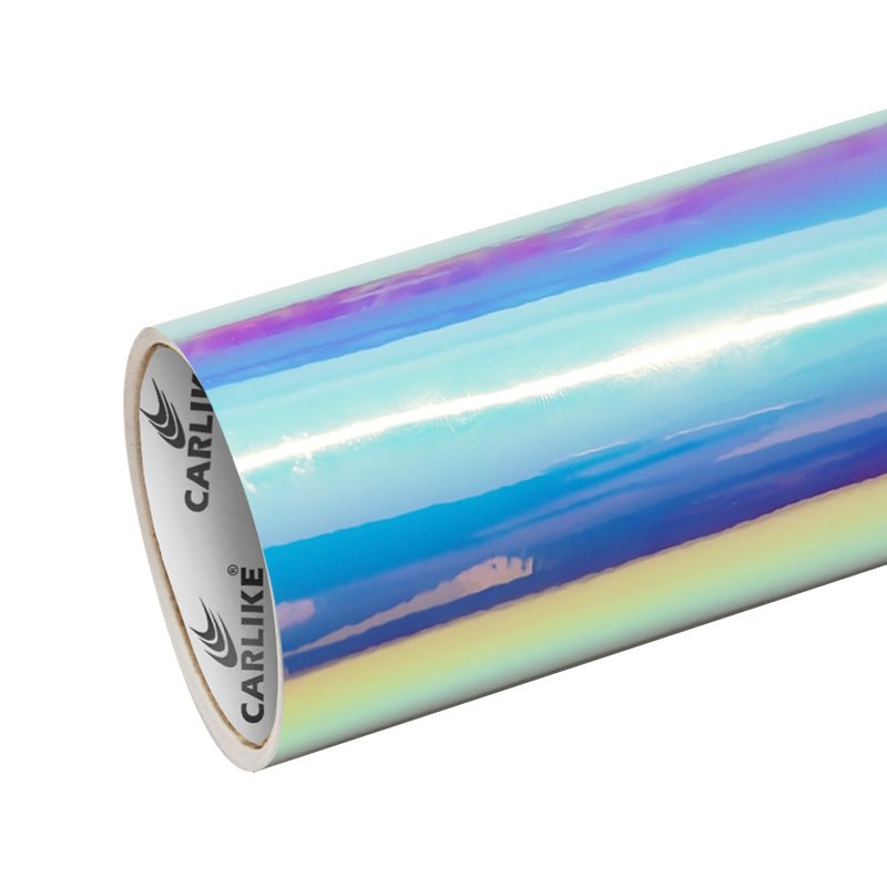 CARLIKE CL-CR-02 Chrome Rainbow Blue Purple Vinyl - CARLIKE WRAP
