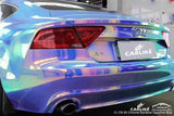 CARLIKE CL-CR-05 Chrome Rainbow Sapphire Blue Vinyl - CARLIKE WRAP